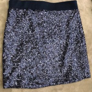 Navy sequin mini | size medium (fits like small)